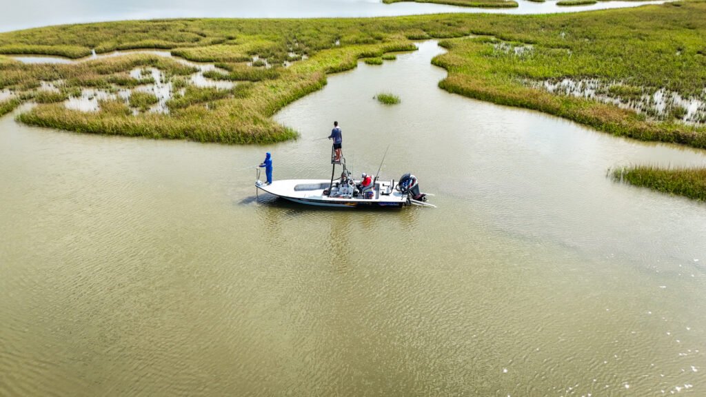 Shallow water fishing charter 